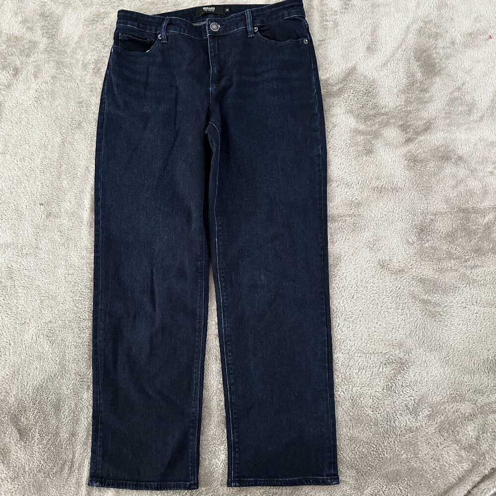 Hudson Jeans Women's size 10 High Rise Straight Leg Dark Wash